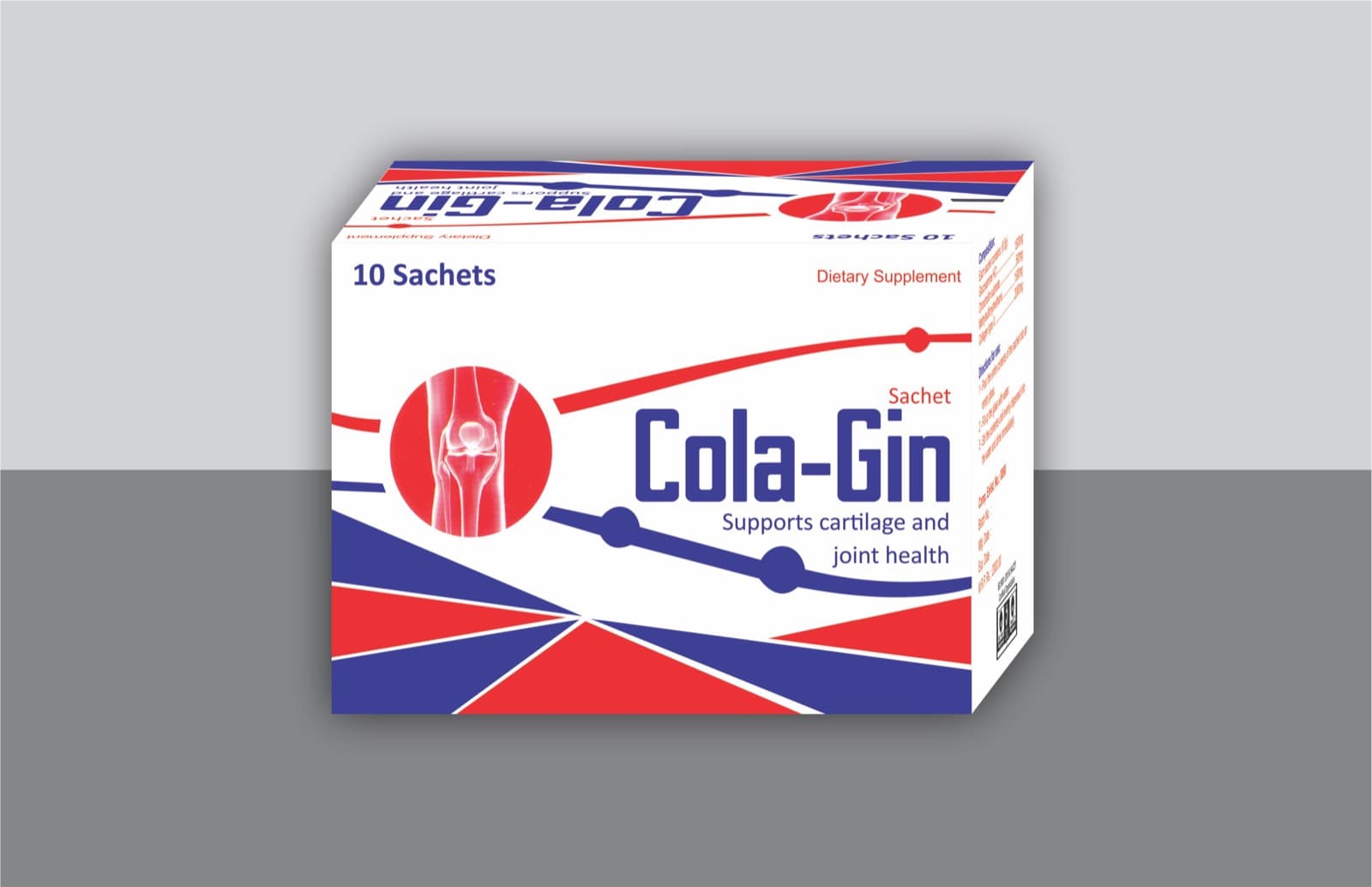 Cola-Gin product packaging
