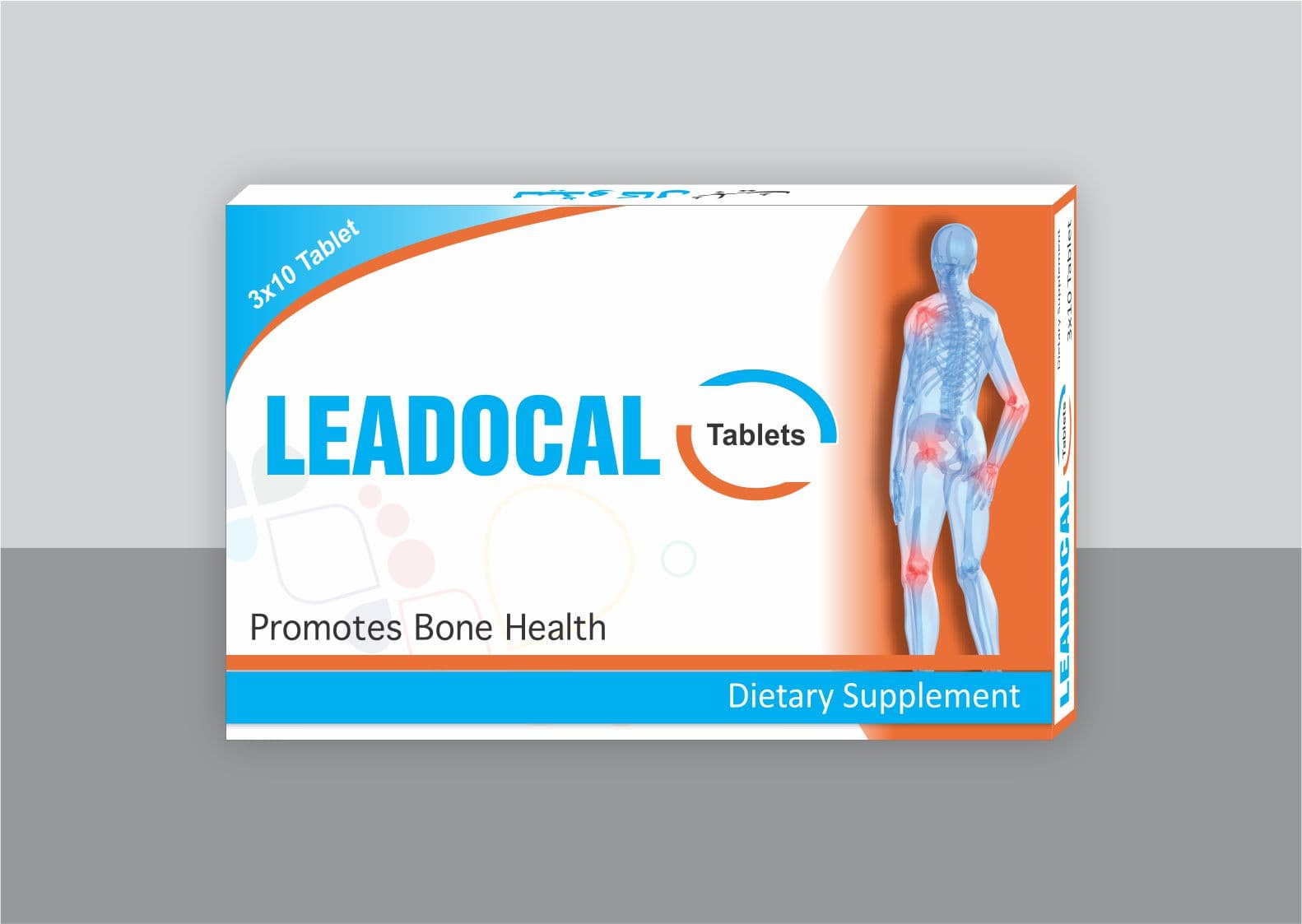 Leadocal product packaging